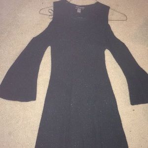 Cold shoulder sweater